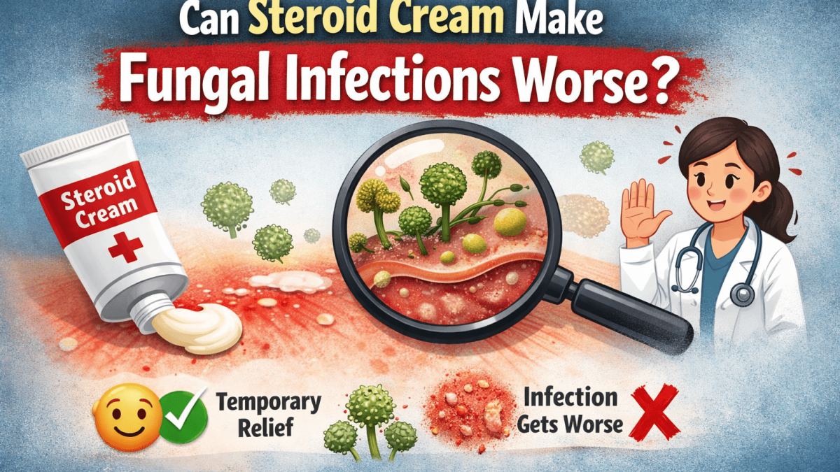 Can Steroid Cream Make Fungal Infections Worse